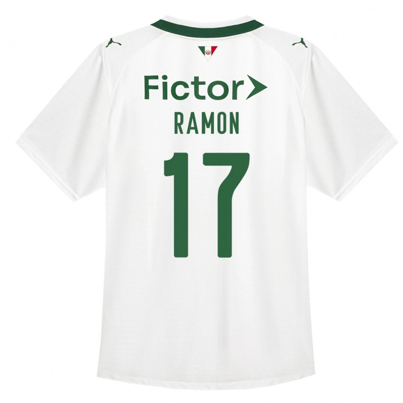 Danxen Kinderen Ramon Riquelme #17 Groen Wit Uitshirt Uittenue 2026/27 T-Shirt