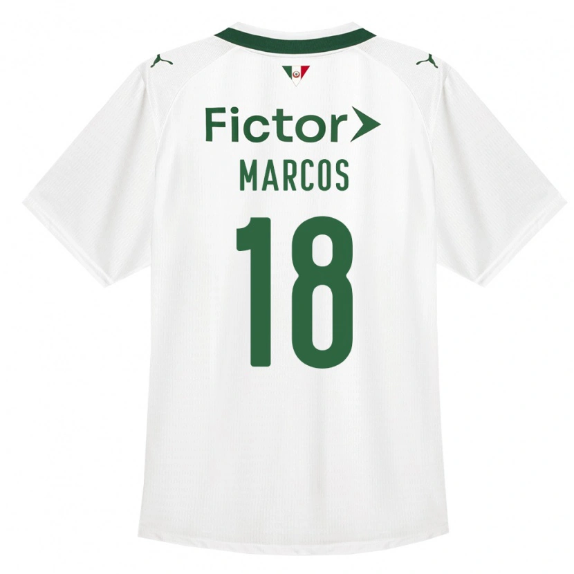 Danxen Kinderen Antônio Marcos #18 Groen Wit Uitshirt Uittenue 2026/27 T-Shirt