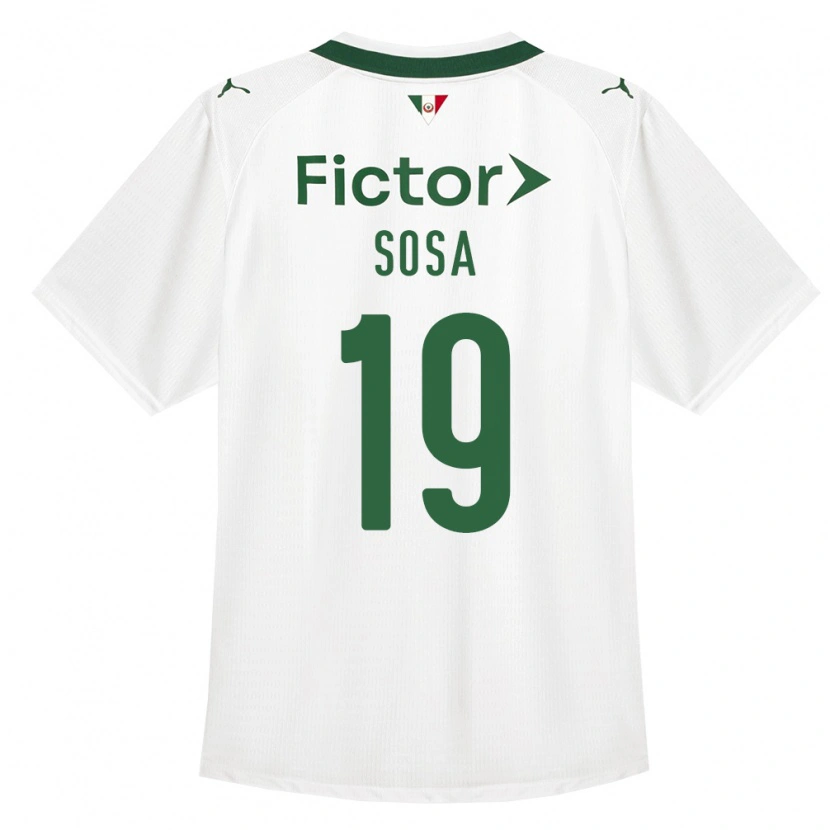 Danxen Kinderen Ramón Sosa #19 Groen Wit Uitshirt Uittenue 2026/27 T-Shirt