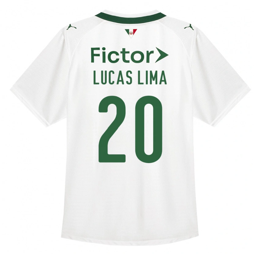 Danxen Kinderen Lucas Lima #20 Groen Wit Uitshirt Uittenue 2026/27 T-Shirt