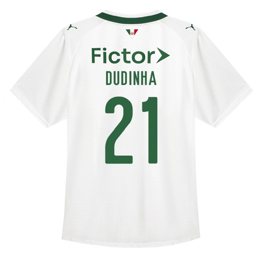 Danxen Kinderen Dudinha #21 Groen Wit Uitshirt Uittenue 2026/27 T-Shirt