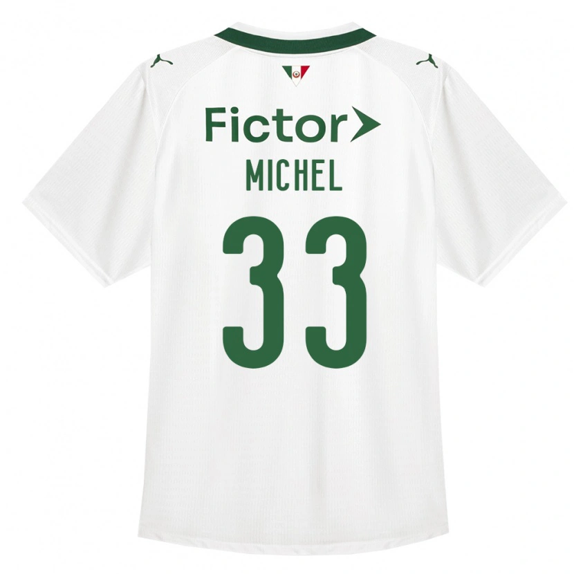 Danxen Kinderen Michel #33 Groen Wit Uitshirt Uittenue 2026/27 T-Shirt