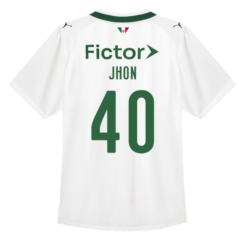 Danxen Kinderen Jhon Jhon #40 Groen Wit Uitshirt Uittenue 2026/27 T-Shirt