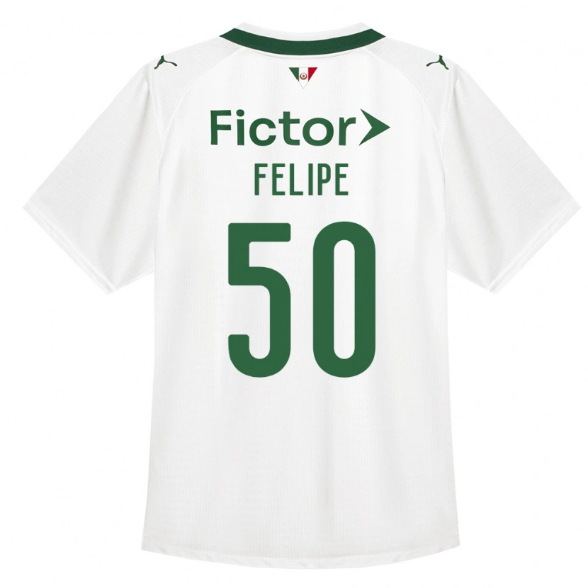 Danxen Kinderen Luis Pacheco #50 Groen Wit Uitshirt Uittenue 2026/27 T-Shirt