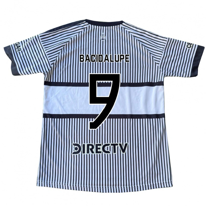 Danxen Kinderen Rodrigo Bacidalupe #9 Wit Zwart Geel Uitshirt Uittenue 2026/27 T-Shirt
