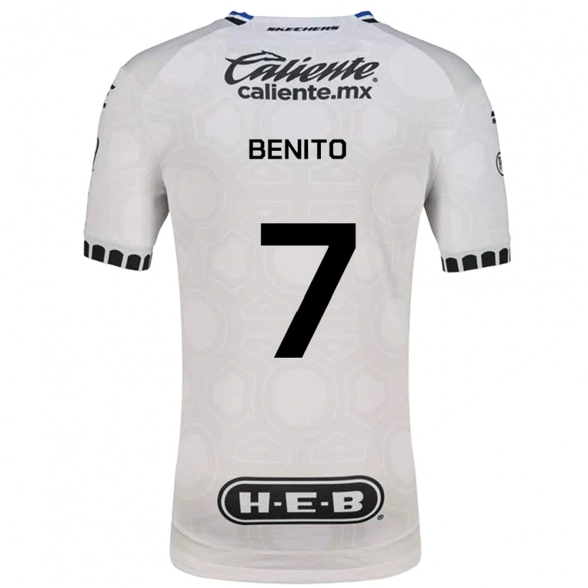 Danxen Kinderen Iker Benito #7 Wit Zwart Blauw Thuisshirt Thuistenue 2026/27 T-Shirt