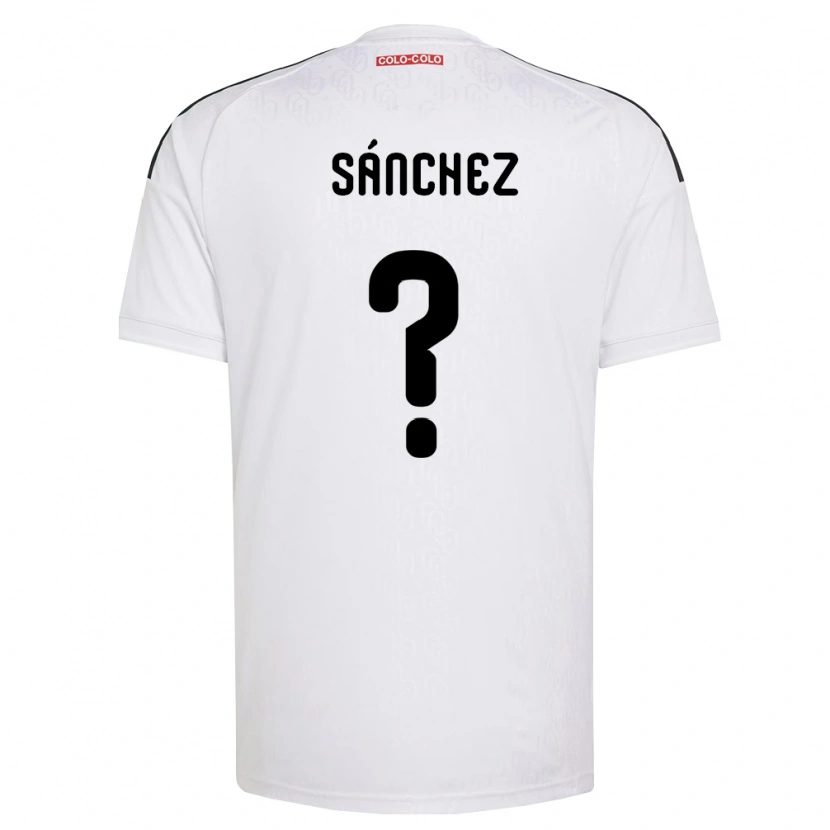 Danxen Heren Bastian Sánchez #0 Wit Zwart Thuisshirt Thuistenue 2026/27 T-Shirt