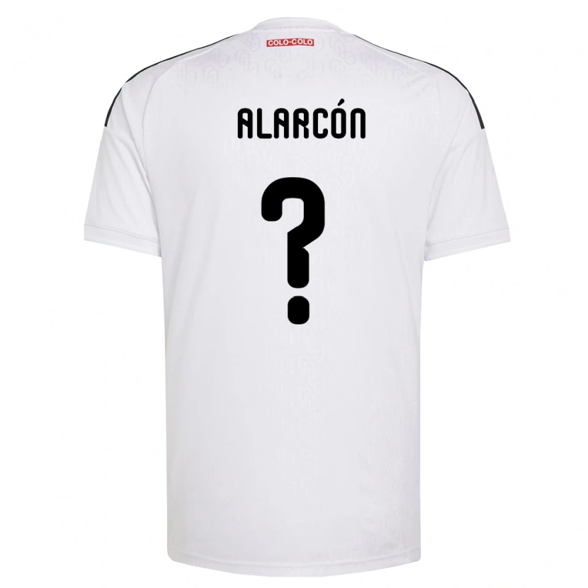 Danxen Heren Danilo Alarcón #0 Wit Zwart Thuisshirt Thuistenue 2026/27 T-Shirt