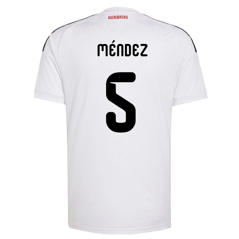 Danxen Heren Víctor Méndez #5 Wit Zwart Thuisshirt Thuistenue 2026/27 T-Shirt