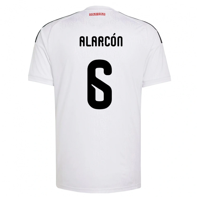Danxen Heren Tomás Alarcón #6 Wit Zwart Thuisshirt Thuistenue 2026/27 T-Shirt