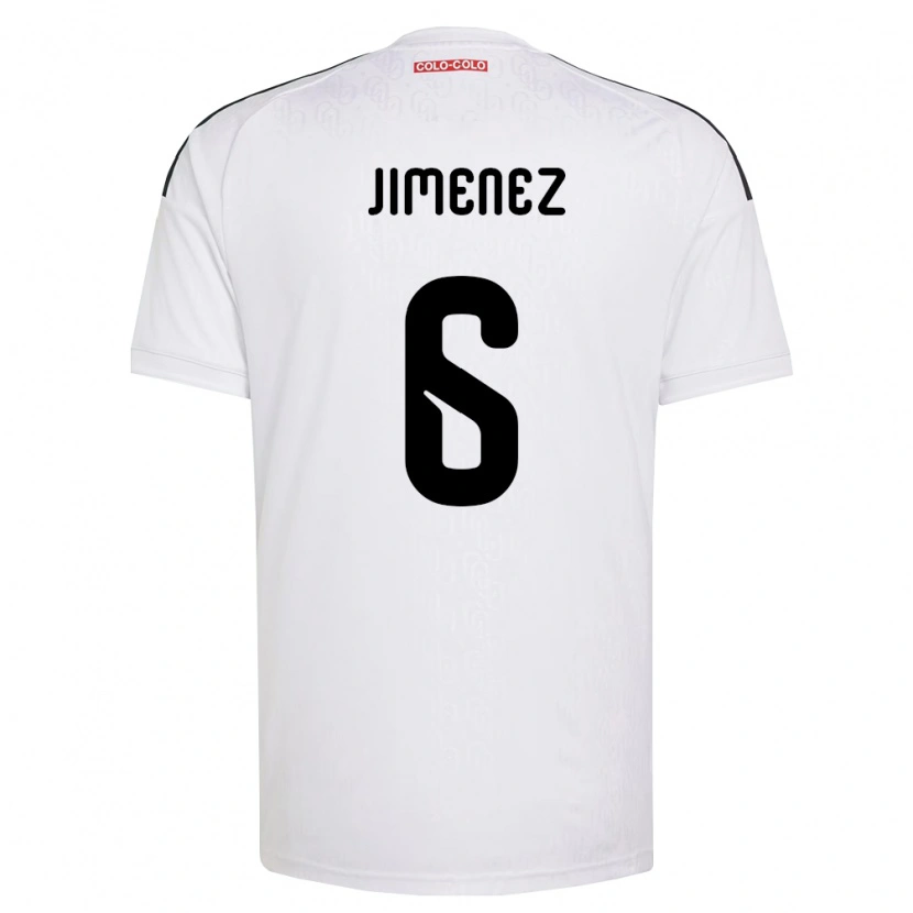 Danxen Heren Yastin Jiménez #6 Wit Zwart Thuisshirt Thuistenue 2026/27 T-Shirt