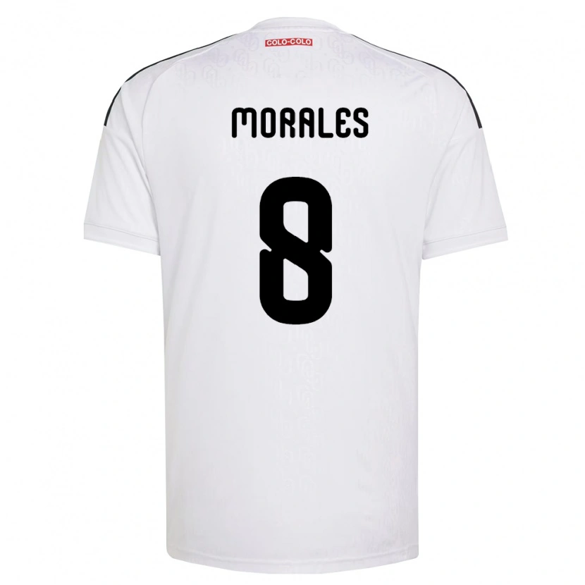 Danxen Heren Cristopher Morales #8 Wit Zwart Thuisshirt Thuistenue 2026/27 T-Shirt