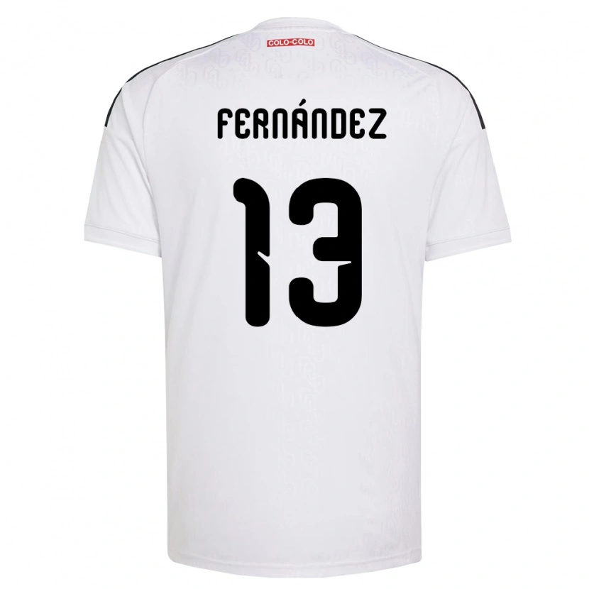 Danxen Heren Matías Fernández #13 Wit Zwart Thuisshirt Thuistenue 2026/27 T-Shirt