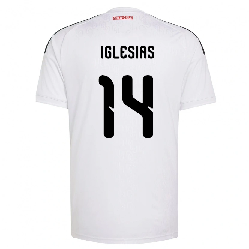 Danxen Heren Luciano Iglesias #14 Wit Zwart Thuisshirt Thuistenue 2026/27 T-Shirt
