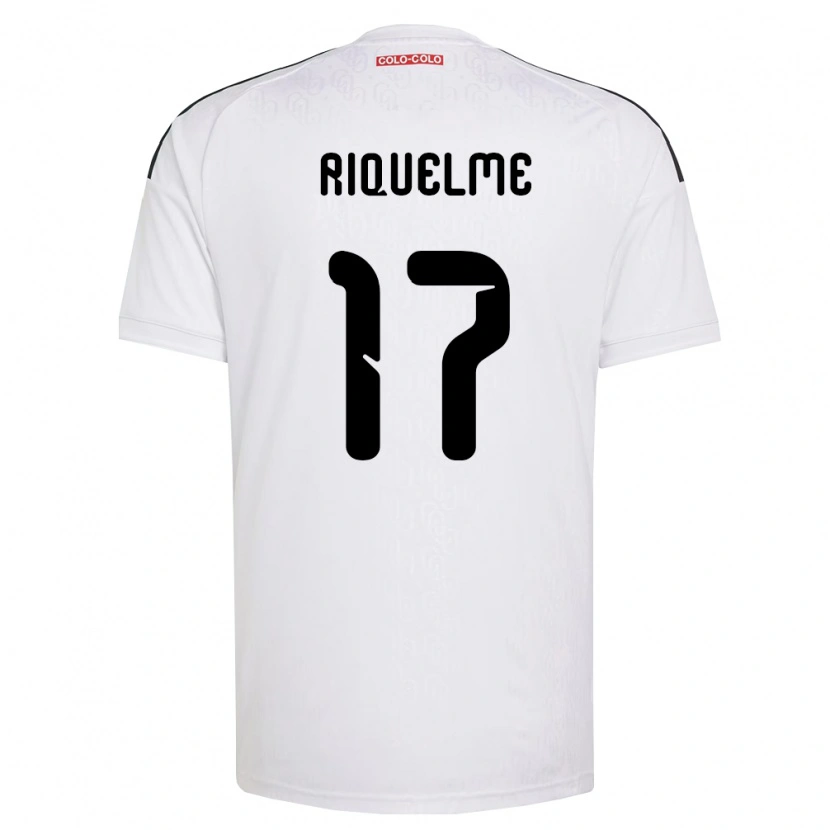 Danxen Heren Cristián Riquelme #17 Wit Zwart Thuisshirt Thuistenue 2026/27 T-Shirt