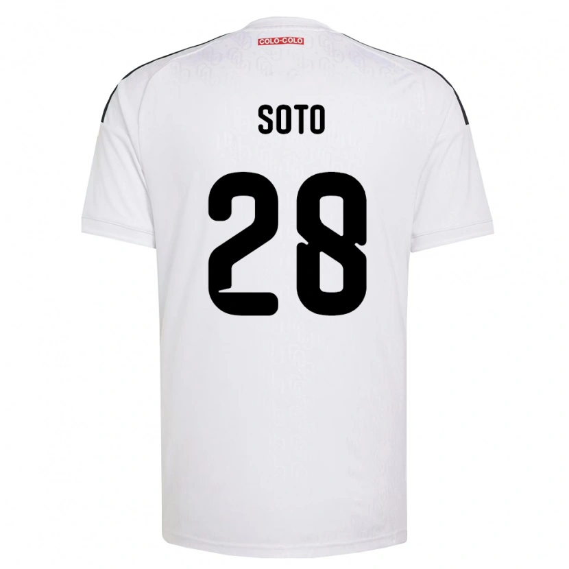 Danxen Heren Lucas Soto #28 Wit Zwart Thuisshirt Thuistenue 2026/27 T-Shirt