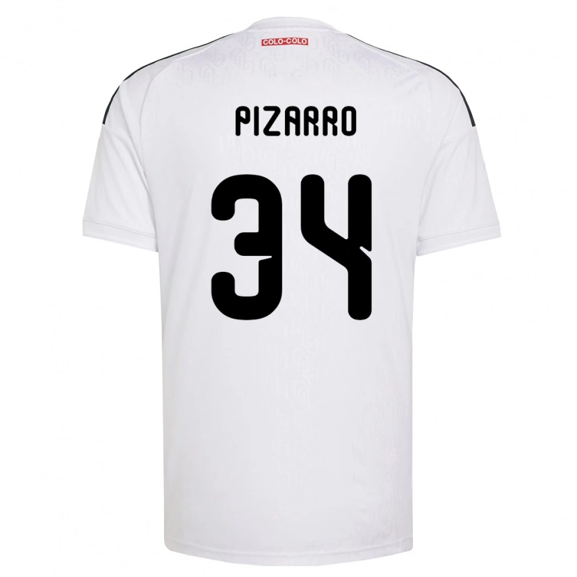 Danxen Heren Vicente Pizarro #34 Wit Zwart Thuisshirt Thuistenue 2026/27 T-Shirt