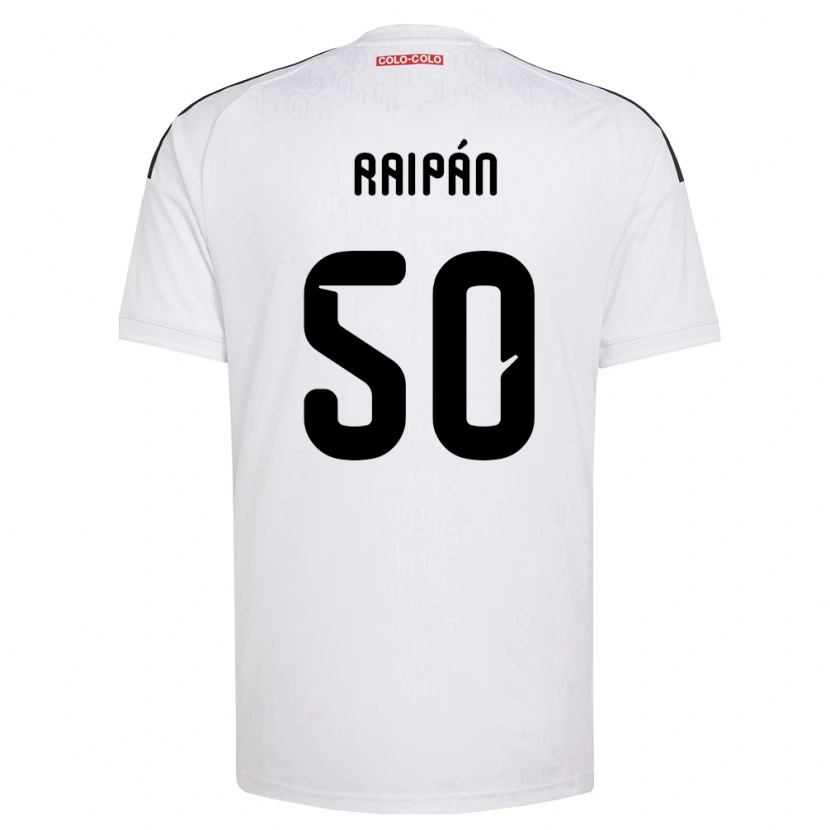 Danxen Heren Felipe Raipán #50 Wit Zwart Thuisshirt Thuistenue 2026/27 T-Shirt