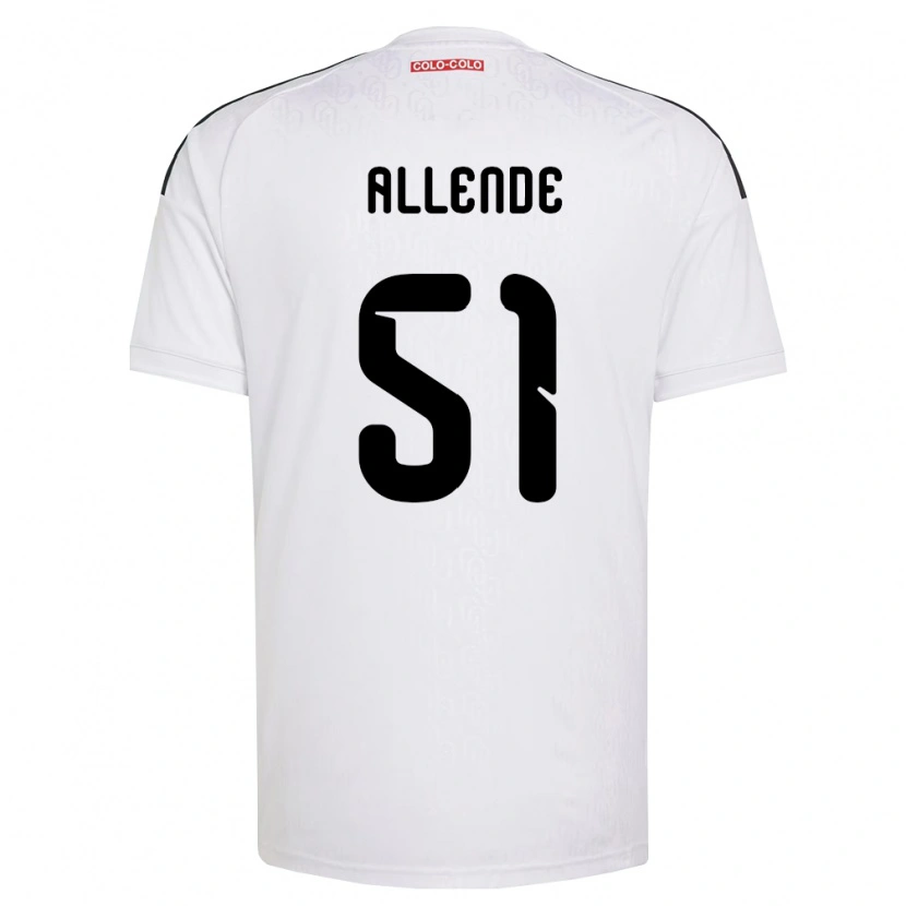 Danxen Heren Pierre Allende #51 Wit Zwart Thuisshirt Thuistenue 2026/27 T-Shirt
