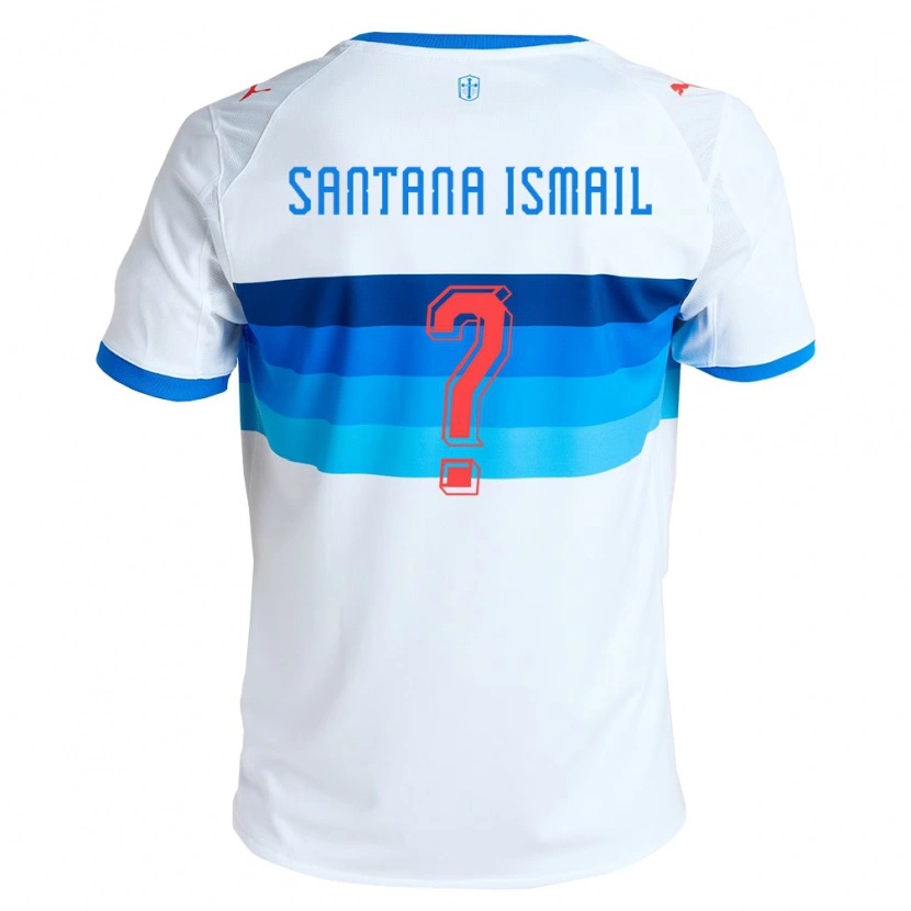 Danxen Heren Benjamin Santana Ismail #0 Wit Hemelsblauw Thuisshirt Thuistenue 2026/27 T-Shirt