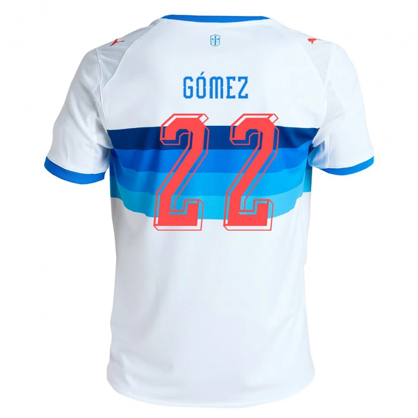 Danxen Heren Martin Gómez #22 Wit Hemelsblauw Thuisshirt Thuistenue 2026/27 T-Shirt