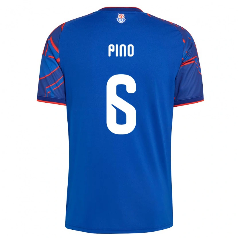 Danxen Heren Gisela Pino #6 Koninklijk Blauw Rood Thuisshirt Thuistenue 2026/27 T-Shirt
