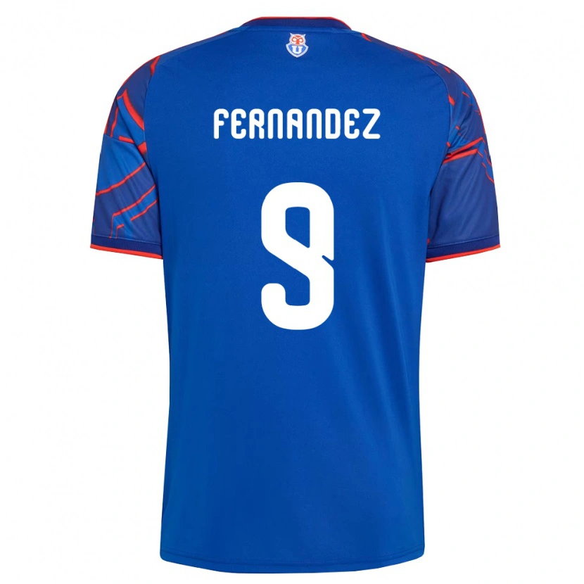 Danxen Heren Leandro Fernández #9 Koninklijk Blauw Rood Thuisshirt Thuistenue 2026/27 T-Shirt
