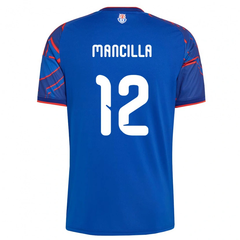 Danxen Heren Franco Mancilla #12 Koninklijk Blauw Rood Thuisshirt Thuistenue 2026/27 T-Shirt