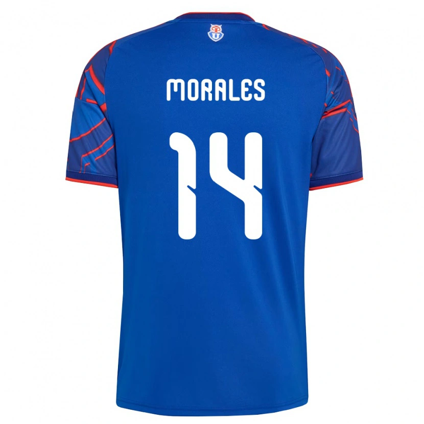 Danxen Heren Marcelo Morales #14 Koninklijk Blauw Rood Thuisshirt Thuistenue 2026/27 T-Shirt