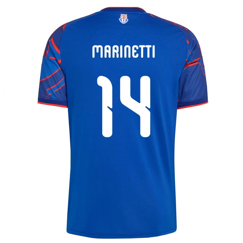 Danxen Heren Nicolás Marinetti #14 Koninklijk Blauw Rood Thuisshirt Thuistenue 2026/27 T-Shirt