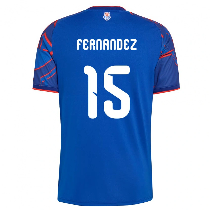 Danxen Heren Vicente Fernández #15 Koninklijk Blauw Rood Thuisshirt Thuistenue 2026/27 T-Shirt
