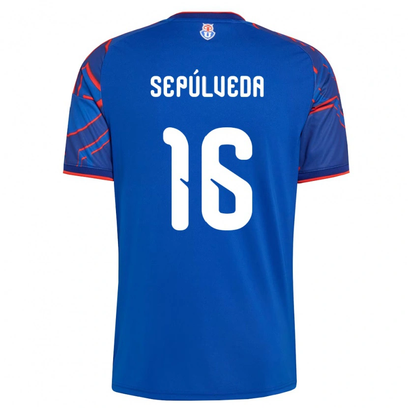 Danxen Heren Matías Sepúlveda #16 Koninklijk Blauw Rood Thuisshirt Thuistenue 2026/27 T-Shirt