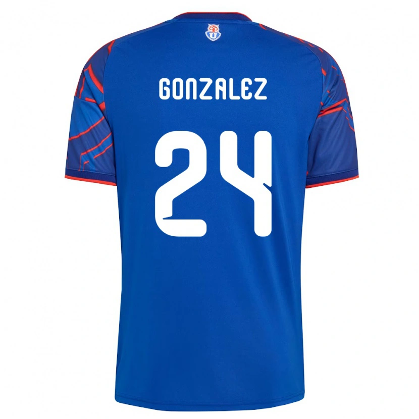 Danxen Heren Emma González #24 Koninklijk Blauw Rood Thuisshirt Thuistenue 2026/27 T-Shirt