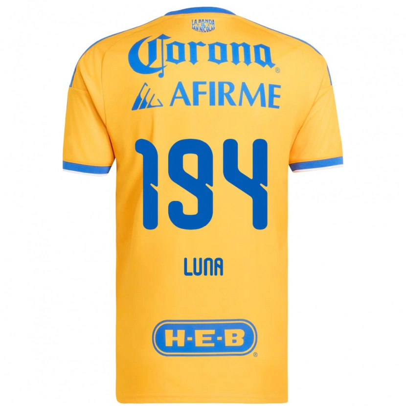 Danxen Heren Juan Luna #194 Geel Blauw Thuisshirt Thuistenue 2026/27 T-Shirt