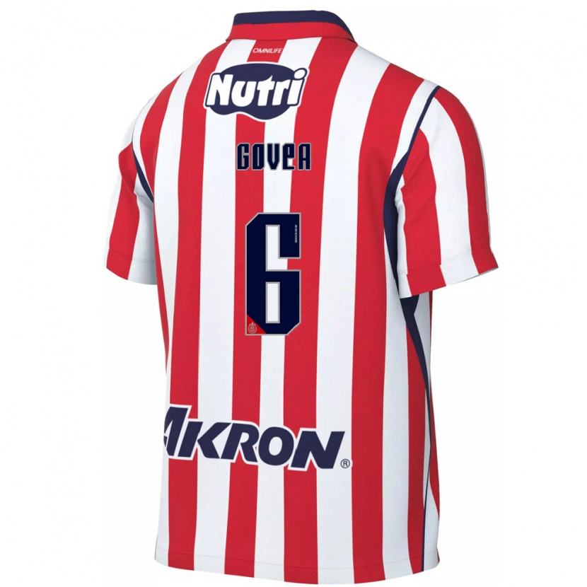 Danxen Heren Omar Govea #6 Rood Wit Thuisshirt Thuistenue 2026/27 T-Shirt