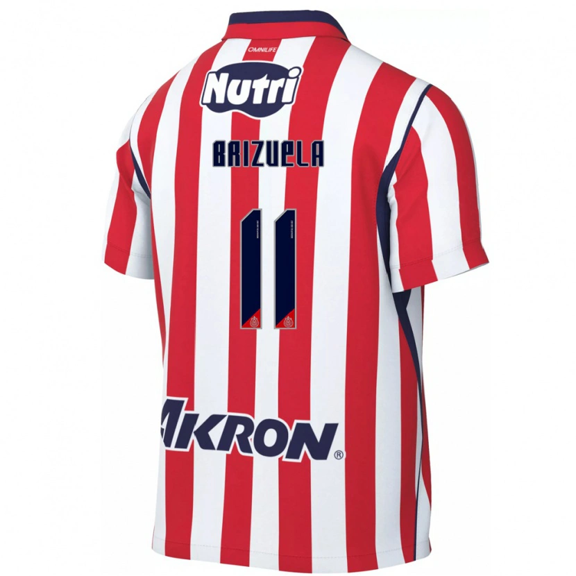 Danxen Heren Isaác Brizuela #11 Rood Wit Thuisshirt Thuistenue 2026/27 T-Shirt