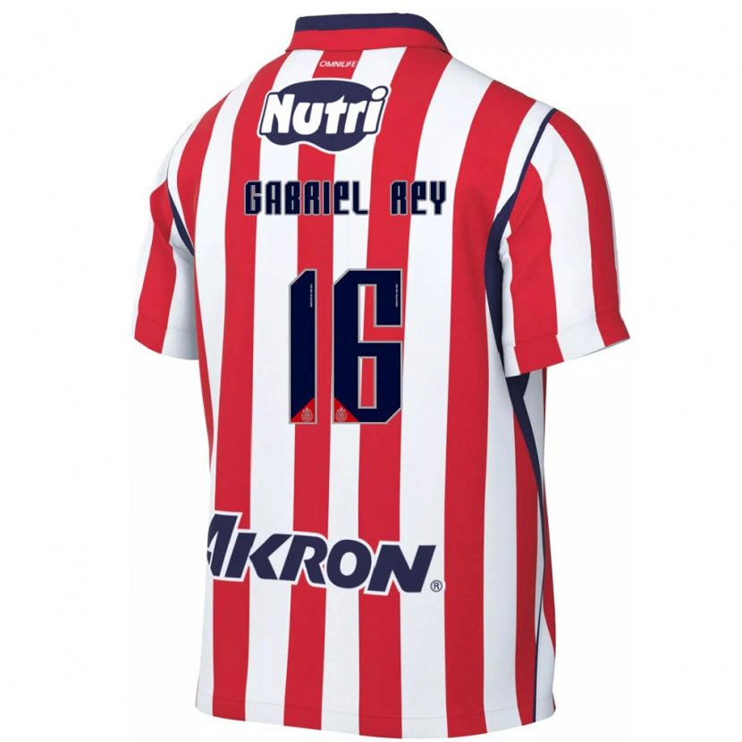 Danxen Heren Luis Gabriel Rey #16 Rood Wit Thuisshirt Thuistenue 2026/27 T-Shirt