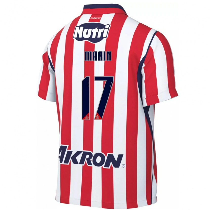 Danxen Heren Ricardo Marín #17 Rood Wit Thuisshirt Thuistenue 2026/27 T-Shirt
