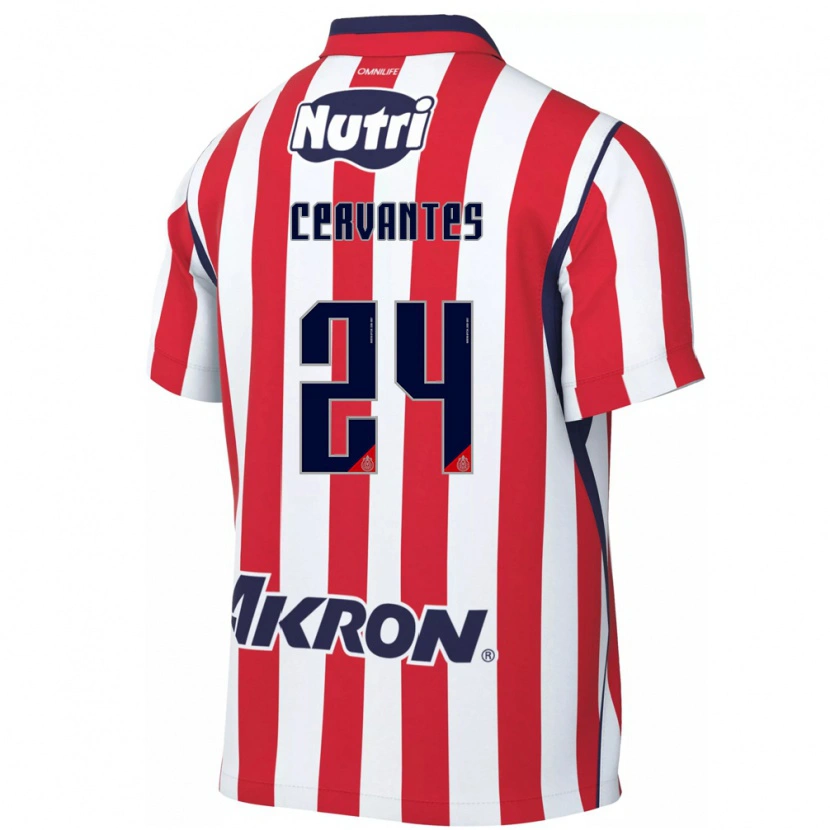Danxen Heren Alicia Cervantes #24 Rood Wit Thuisshirt Thuistenue 2026/27 T-Shirt