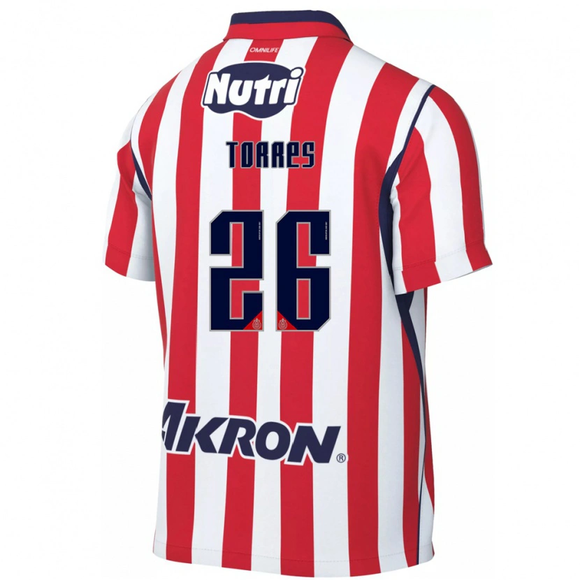 Danxen Heren Araceli Torres #26 Rood Wit Thuisshirt Thuistenue 2026/27 T-Shirt