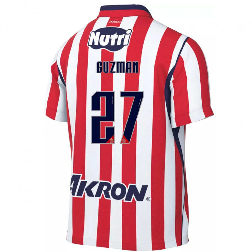 Danxen Heren Kinberly Guzmán #27 Rood Wit Thuisshirt Thuistenue 2026/27 T-Shirt