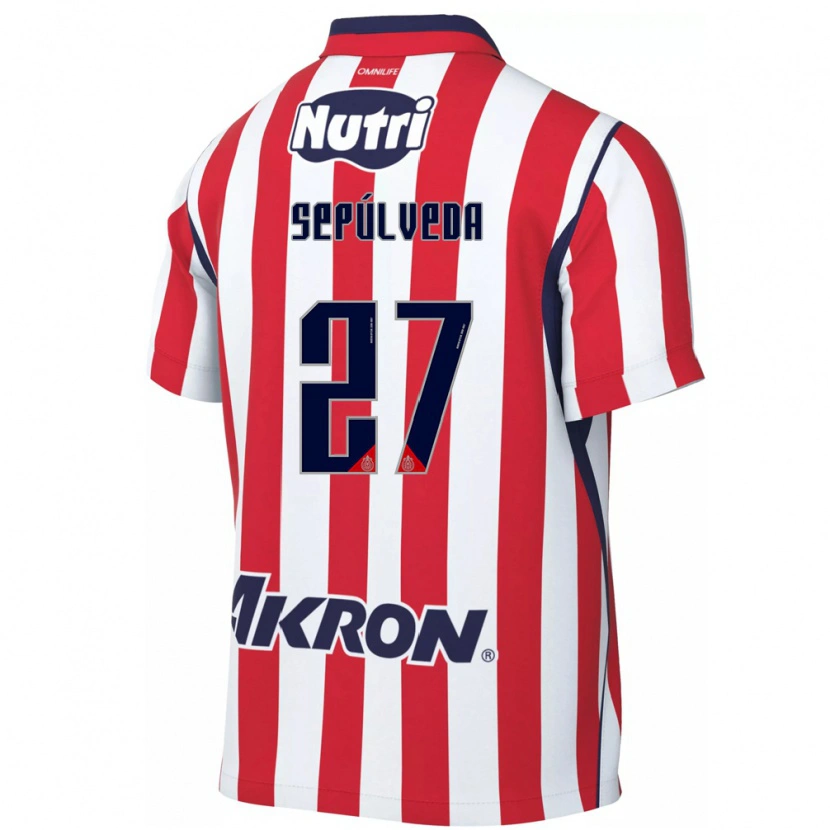 Danxen Heren Leonardo Sepúlveda #27 Rood Wit Thuisshirt Thuistenue 2026/27 T-Shirt