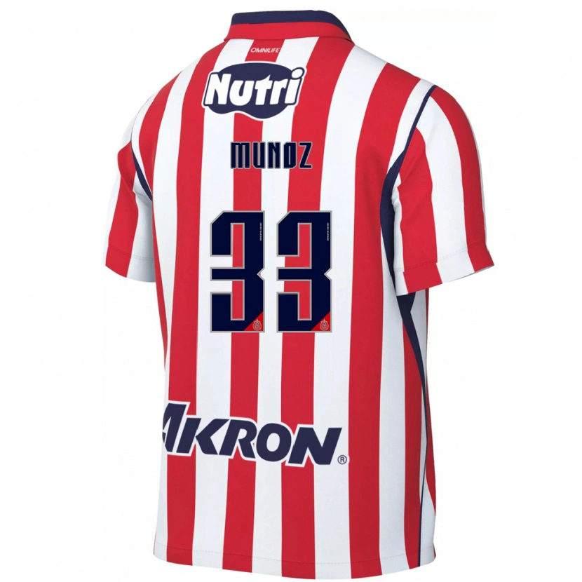 Danxen Heren Zahid Muñoz #33 Rood Wit Thuisshirt Thuistenue 2026/27 T-Shirt