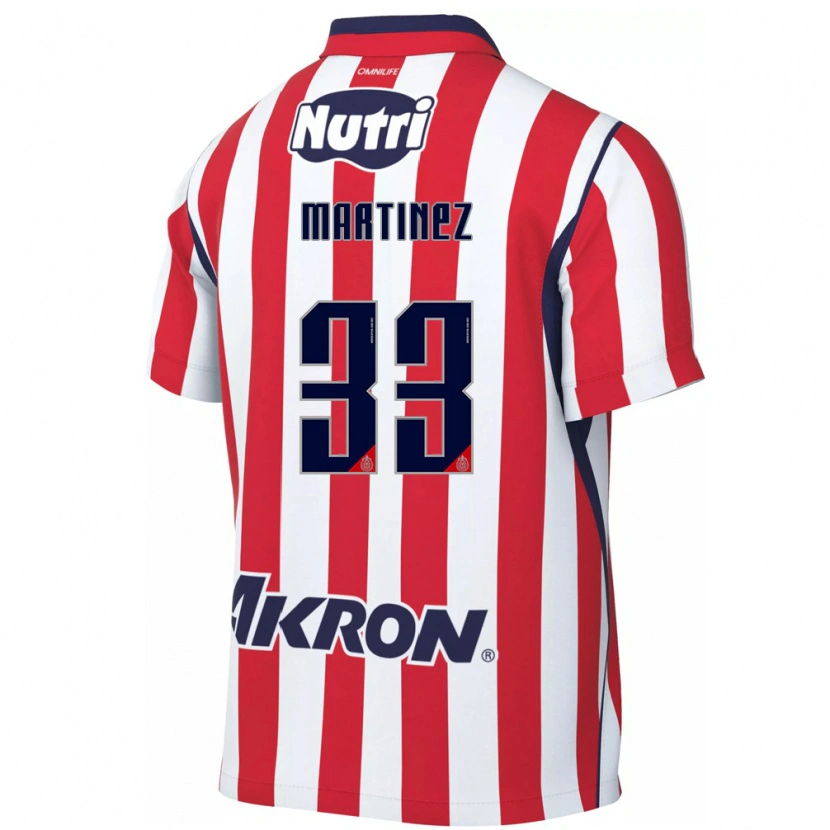 Danxen Heren Raúl Martínez #33 Rood Wit Thuisshirt Thuistenue 2026/27 T-Shirt