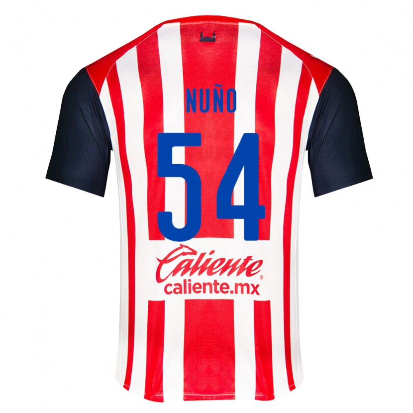 Danxen Heren Raúl Nuño #54 Rood Zwart Wit Thuisshirt Thuistenue 2026/27 T-Shirt