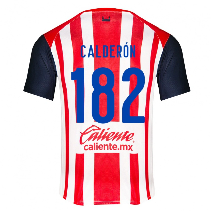 Danxen Heren Leonel Calderón #182 Rood Zwart Wit Thuisshirt Thuistenue 2026/27 T-Shirt