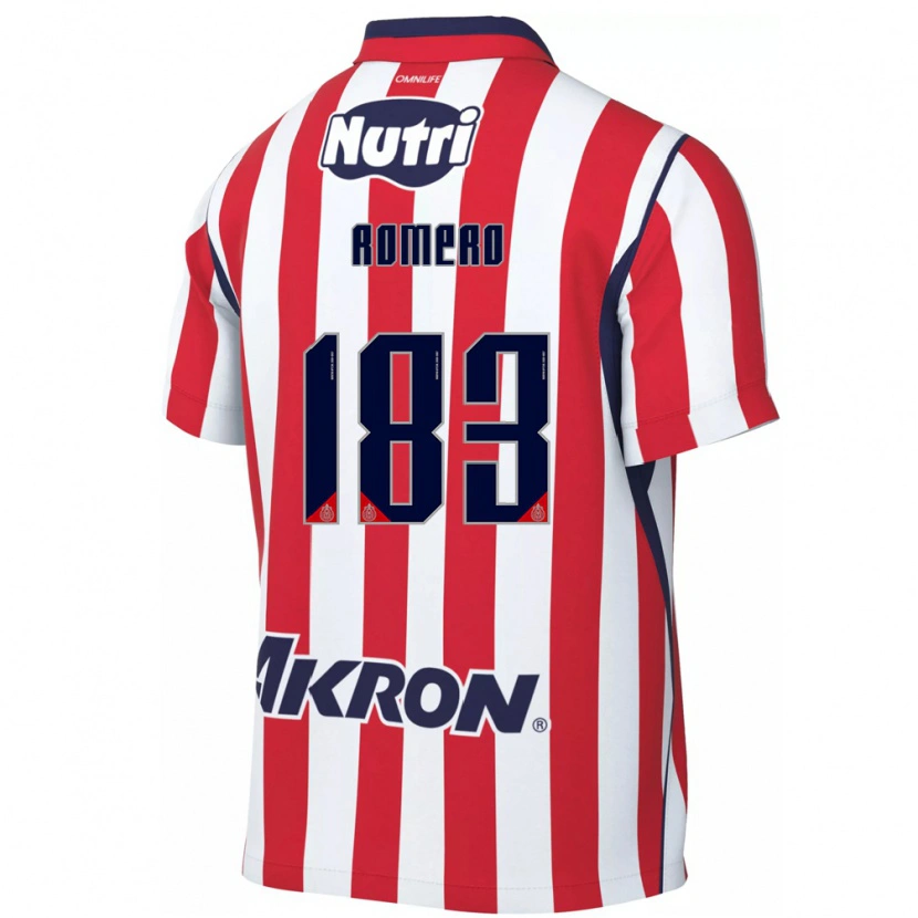 Danxen Heren Javen Romero #183 Rood Wit Thuisshirt Thuistenue 2026/27 T-Shirt