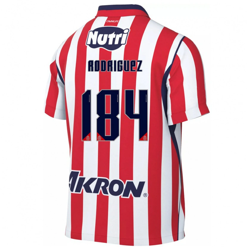 Danxen Heren Emiliano Rodríguez #184 Rood Wit Thuisshirt Thuistenue 2026/27 T-Shirt