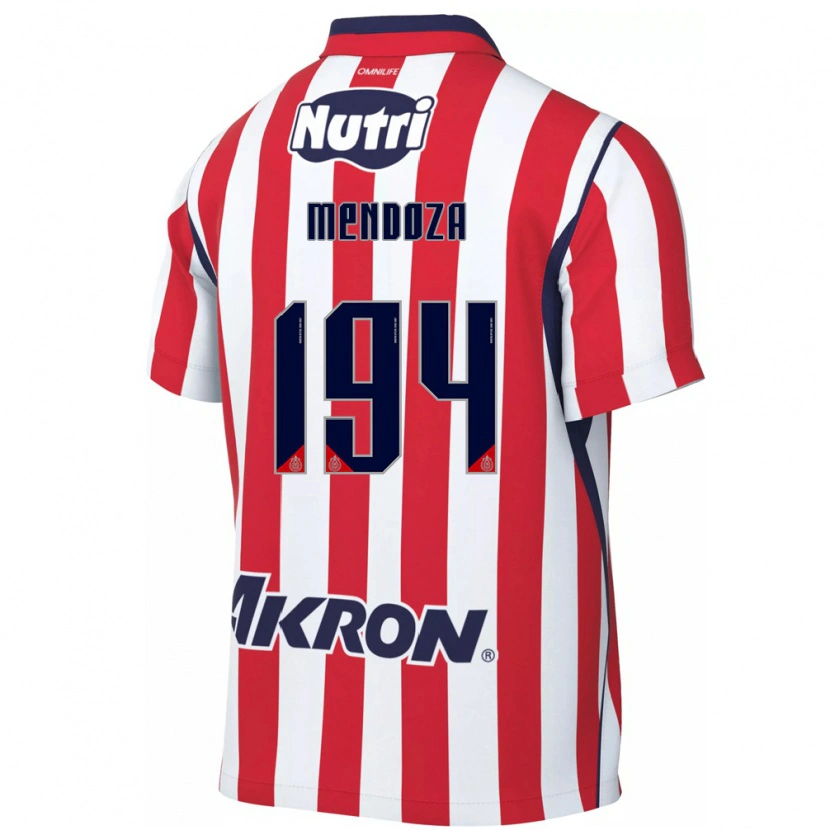 Danxen Heren Esteban Mendoza #194 Rood Wit Thuisshirt Thuistenue 2026/27 T-Shirt