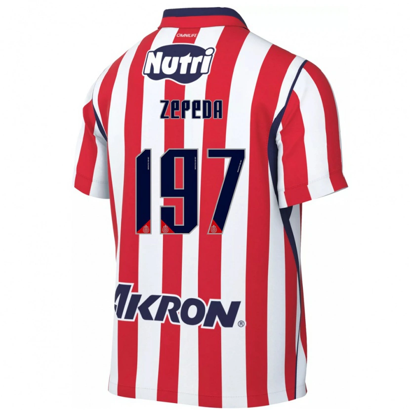 Danxen Heren Carlos Zepeda #197 Rood Wit Thuisshirt Thuistenue 2026/27 T-Shirt